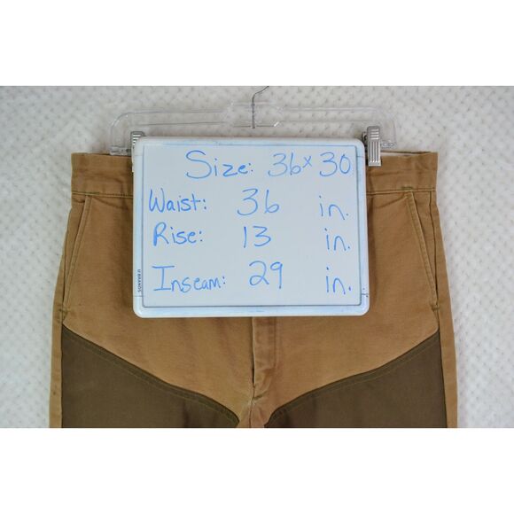 KEY Imperial Men's 36x30 Brown Canvas Reinforced Brush Hunting Pants - Picture 8 of 15